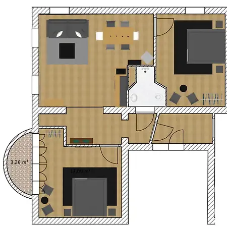 Appartamento Charysma - Juwel In Anthrazit, Elegant, Stilvoll, Parkplatz Hamelin